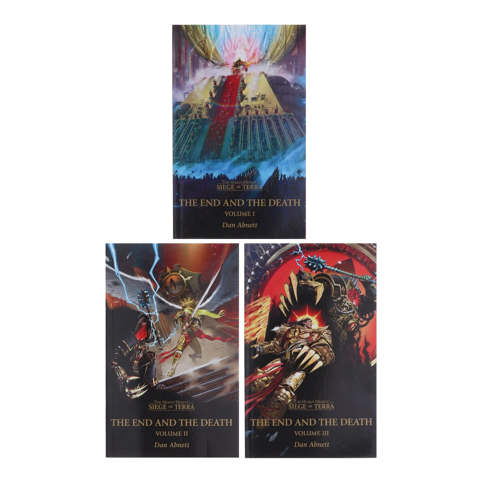 The Horus Heresy: Siege of Terra (Vol 1-3) by Dan Abnett 3 Books Set – PB