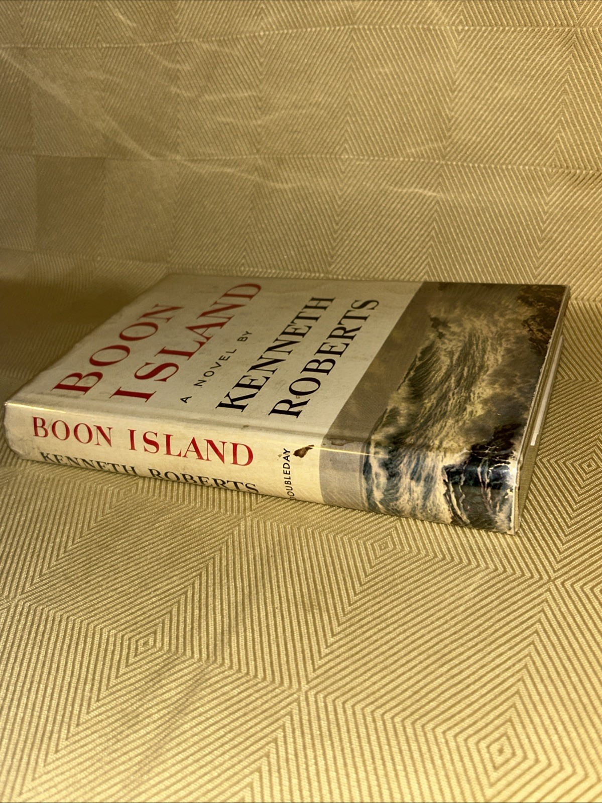 Boon Island Kenneth Roberts 1956 1st Edition HC Nice DJ Mylar Cover Book Ex++
