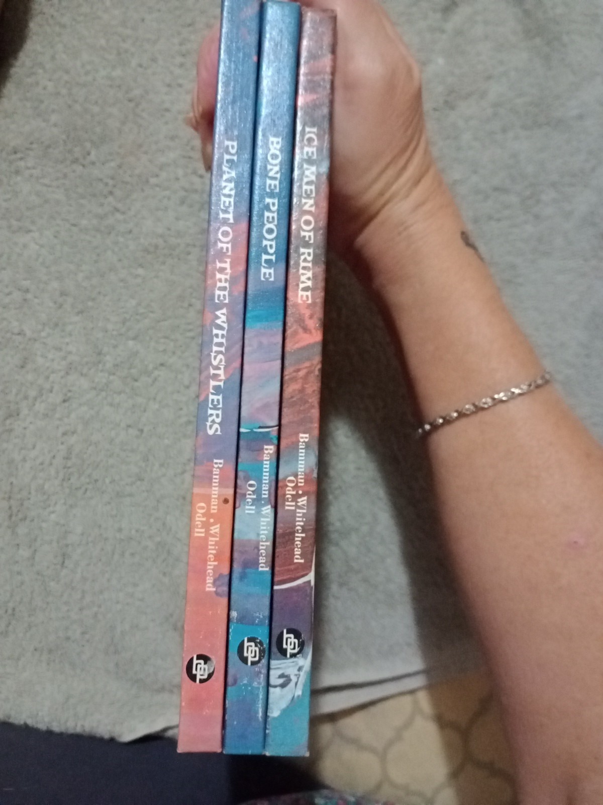 Space Science Fiction Series Ice Men Of Rime, Bone People, Planet Of The Whistl