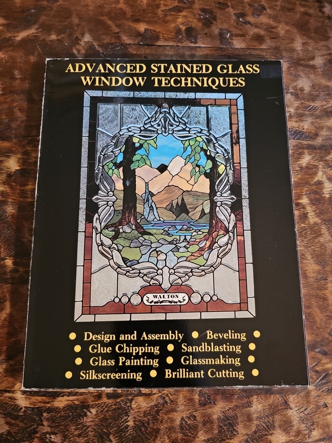 Vintage Stained Glass Book Lot Pattern Instruction Craft Terrarium Books