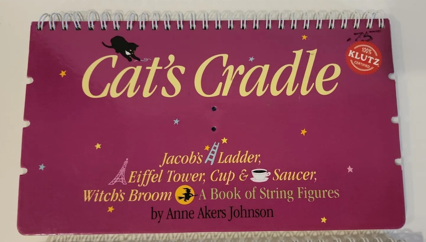 Klutz Cat’s Cradle by Anne Akers Johnson (1993 Hardcover) & Chinese jumpropebook