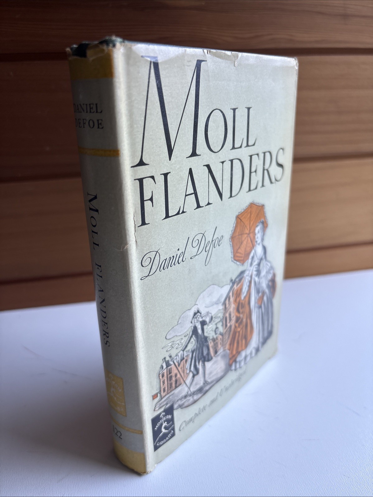 Moll Flanders by Daniel Defoe Vintage 1950 The Modern Library Hardcover Read