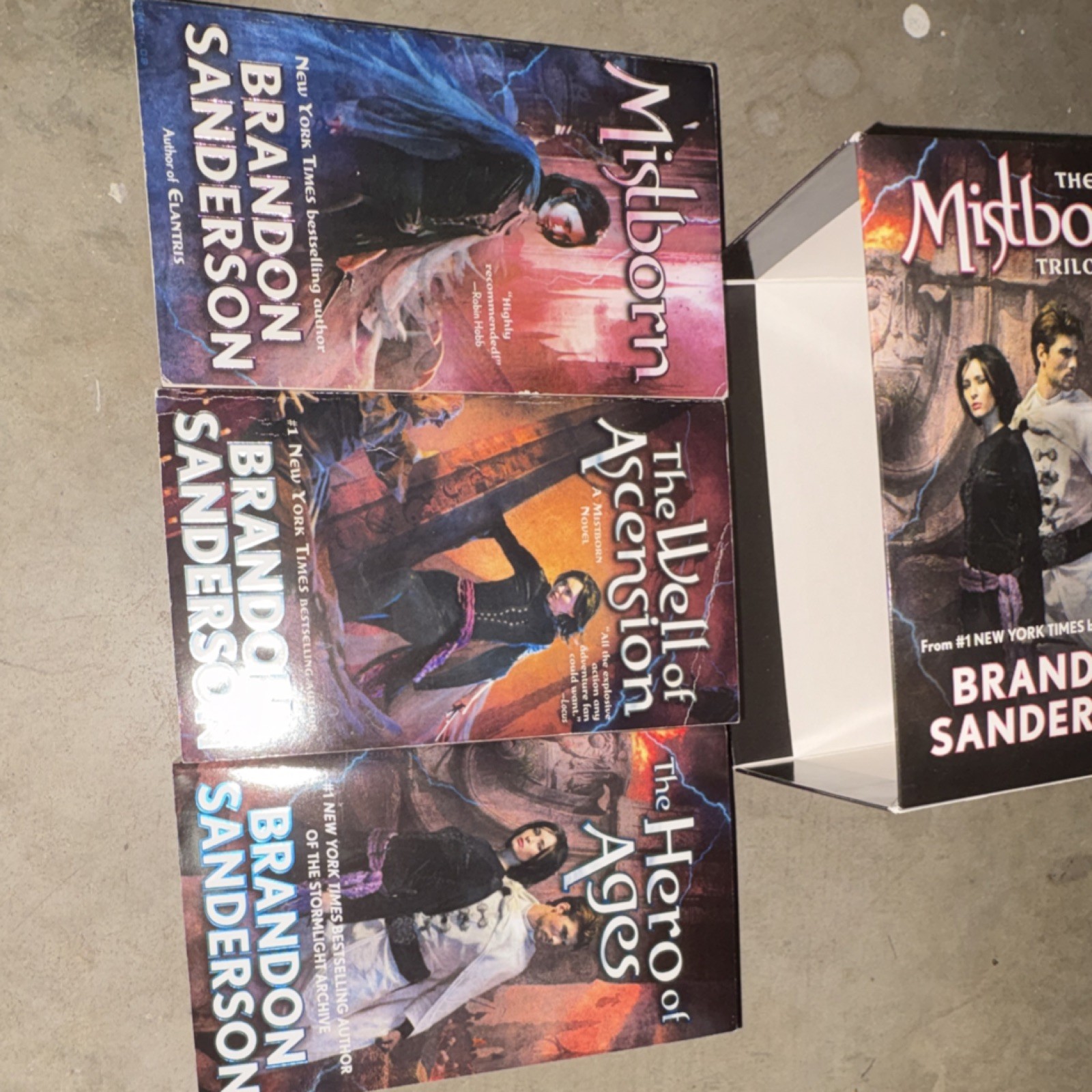 Mistborn Trilogy Boxed Set by Brandon Sanderson (2009, Quantity Pack)