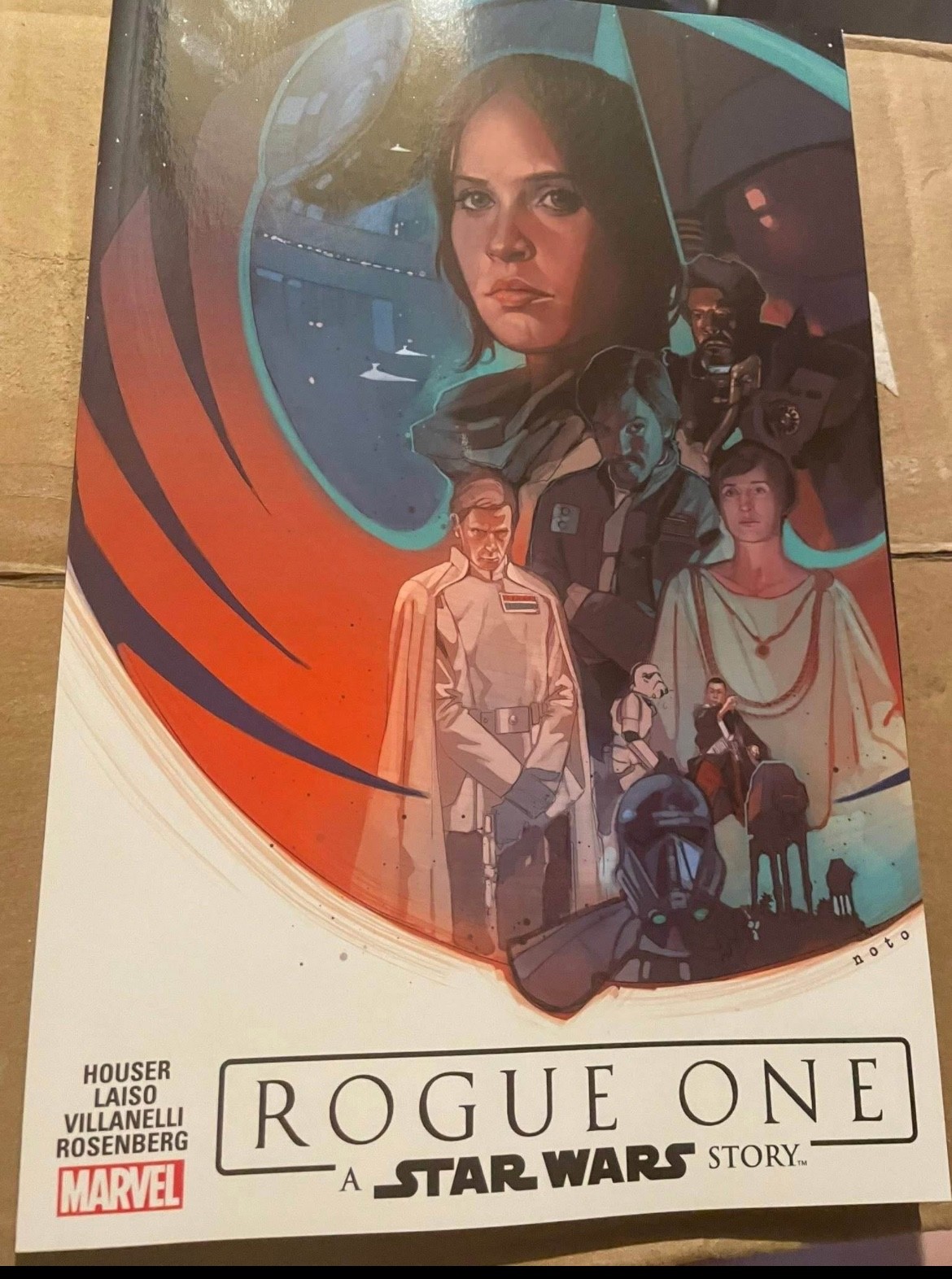 MARVEL COMICS: ROGUE ONE A STAR WARS STORY PAPERBACK by HOUSER LAISO VILLANELLI