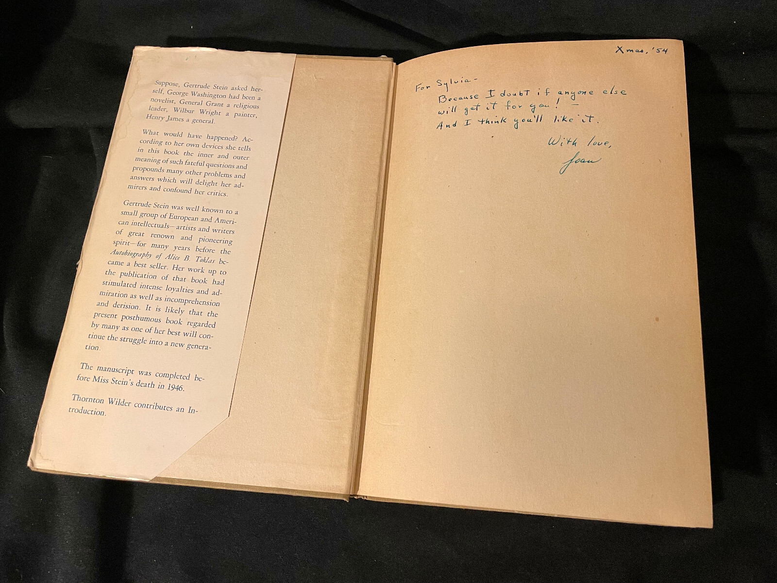 Four in America /STEIN, Gertrude / 1947/ First Edition / HC DJ