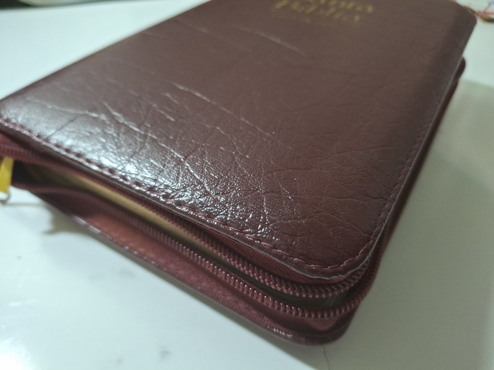Santa Biblia Bilingual Bible RVR 1960/KJV Burgundy Imitation Leather (Spanish)