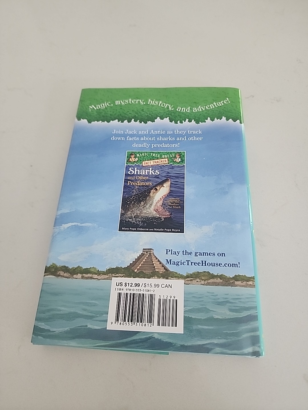 Shadow of the Shark by Mary Pope Osborne (2015, Hardcover)