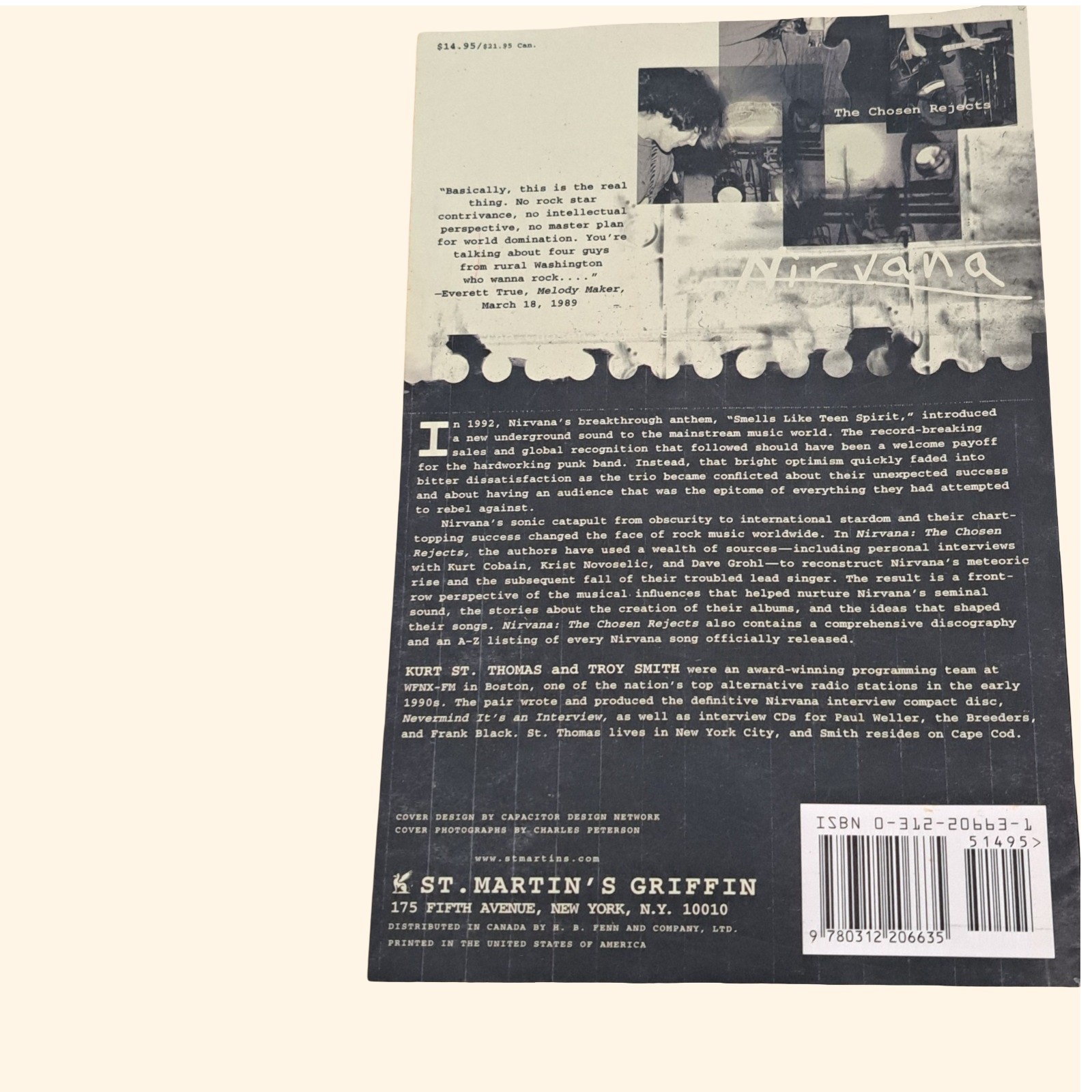 Kurt Cobain Nirvana Book Bundle Heavier Than Heaven The Chosen Rejects Paperback