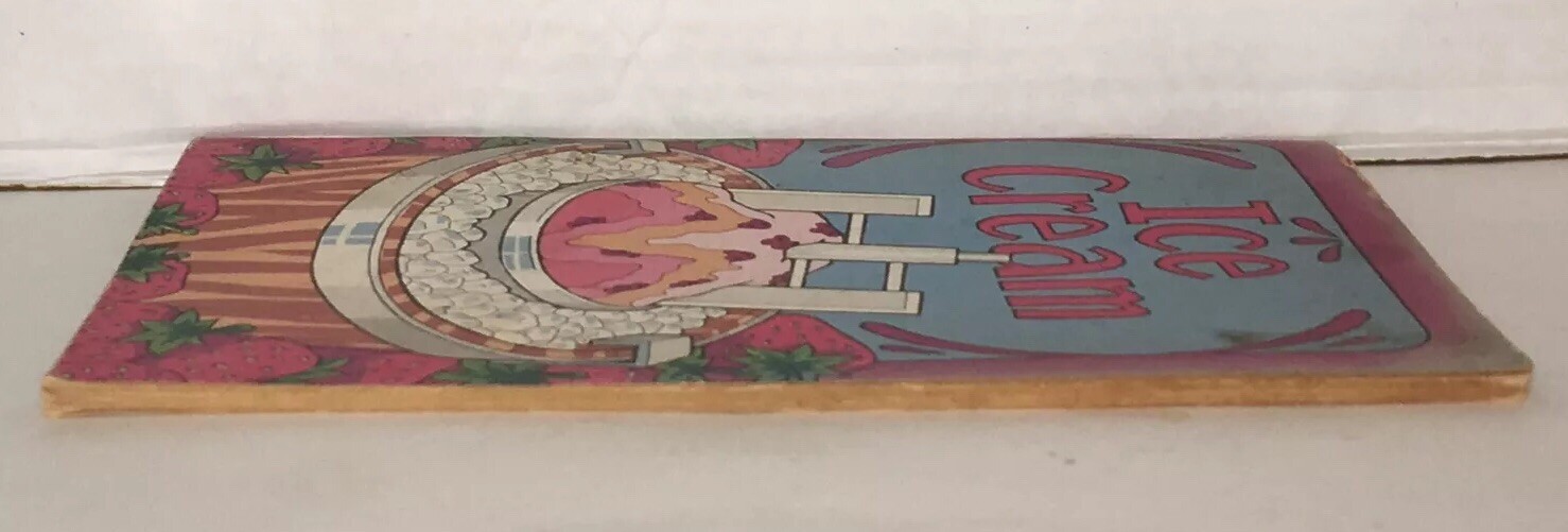Ice Cream by Irena Chalmers, 1974, Potpourri Press – Scarce HTF Vintage Cookbook