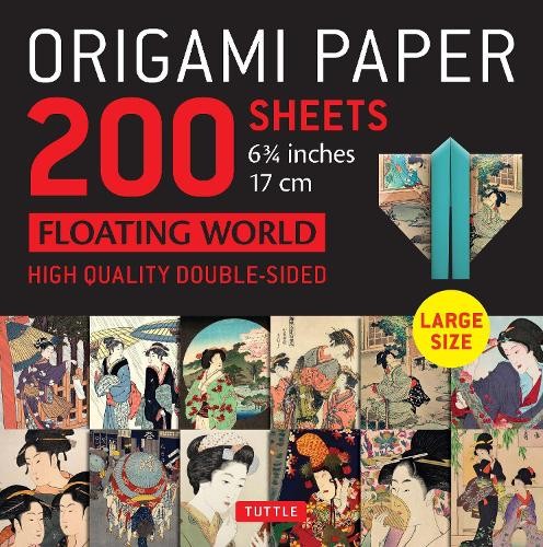 Origami Paper 200 sheets Floating World 6 3/4″ (17 cm)