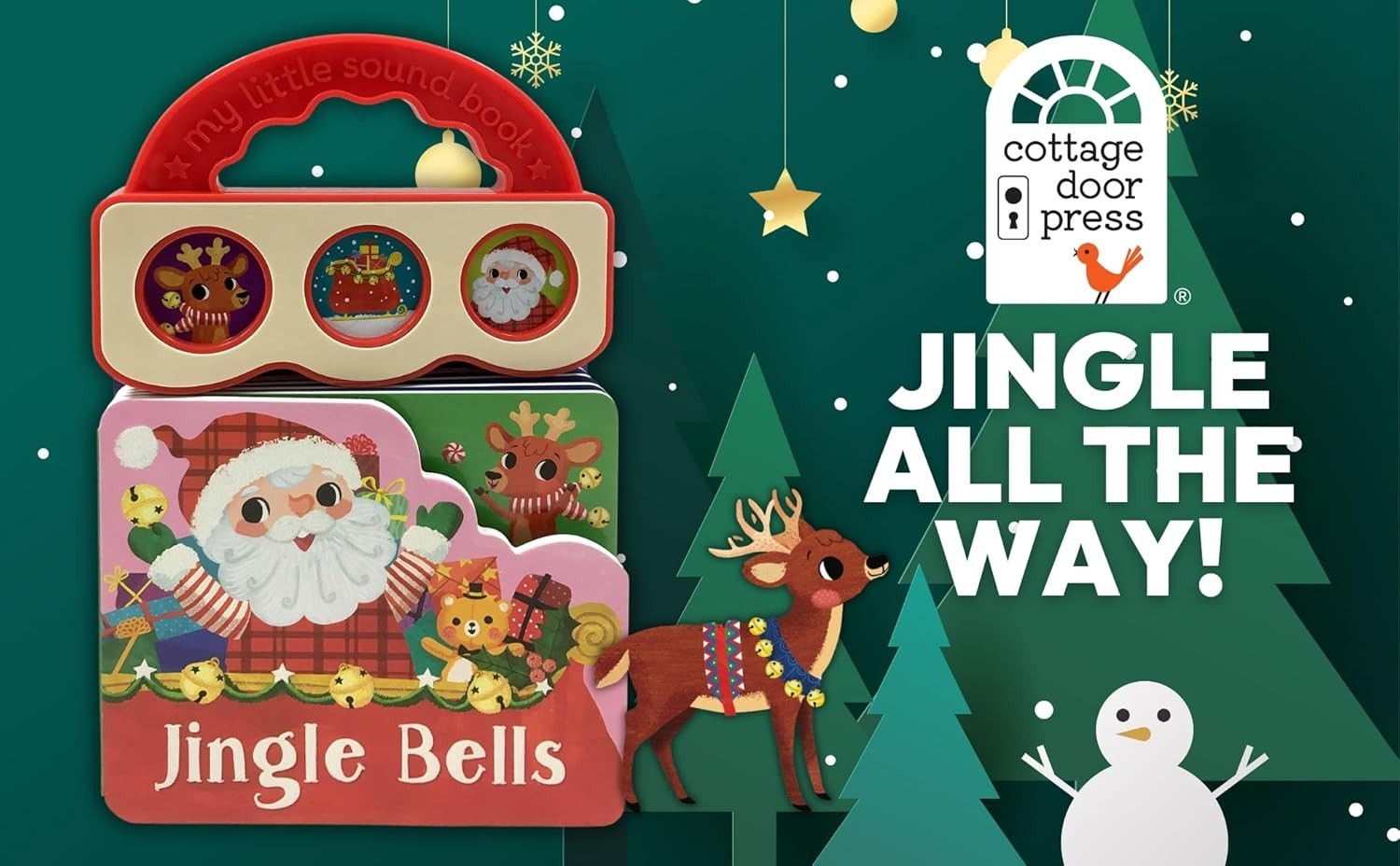 Jingle Bells by Holly Berry Byrd (2017, Children’s Board Books) BRAND NEW