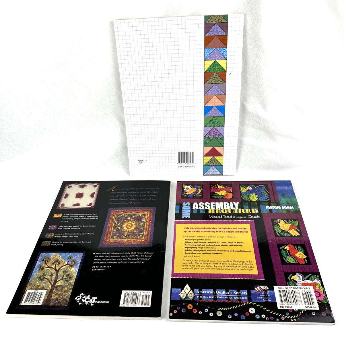 3 Quilt Book-Assembly Required, New York Beauties, It’s Okay Sit On My, Free Shp