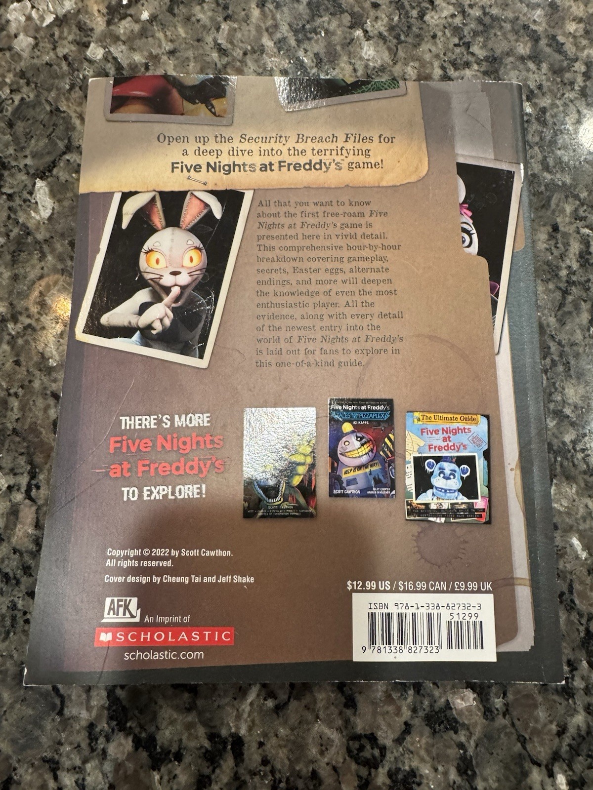 Scholastic Five Nights at Freddy’s Security Breach Files Guide by Scott Cawthon…