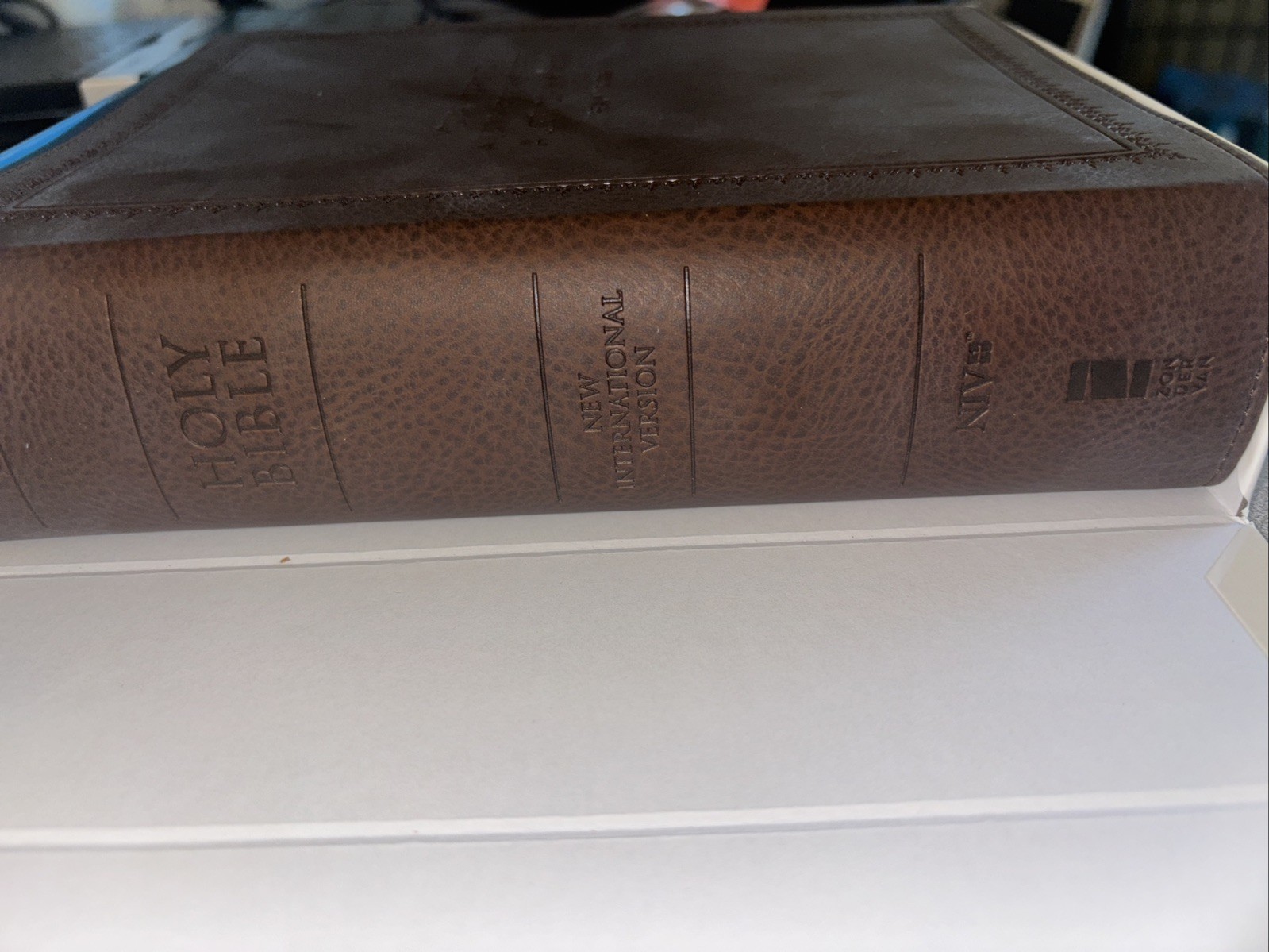 NIV Journal The Word Bible Large Print Open Box Joel Osteen Ministries