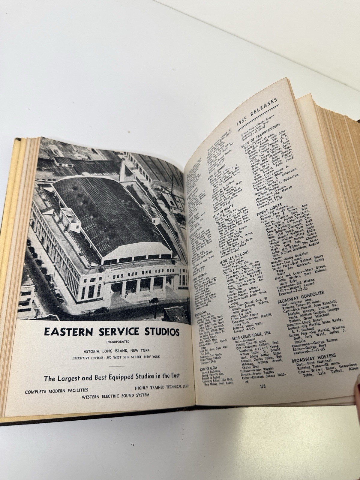 1936 Yearbook Of Motion Pictures 18th Edition The Film Daily Loose Binding AS-IS
