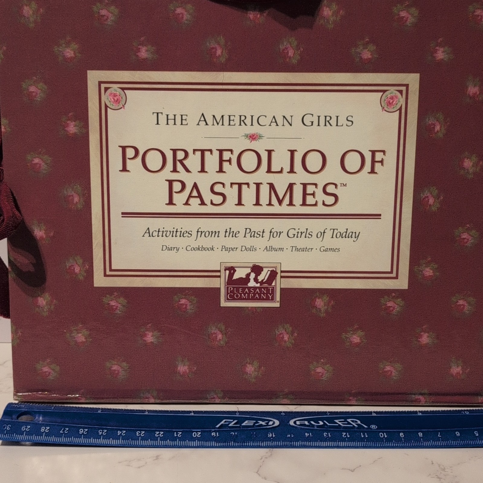 Pleasant Company American Girls Pastimes Portfolio Box Set Games