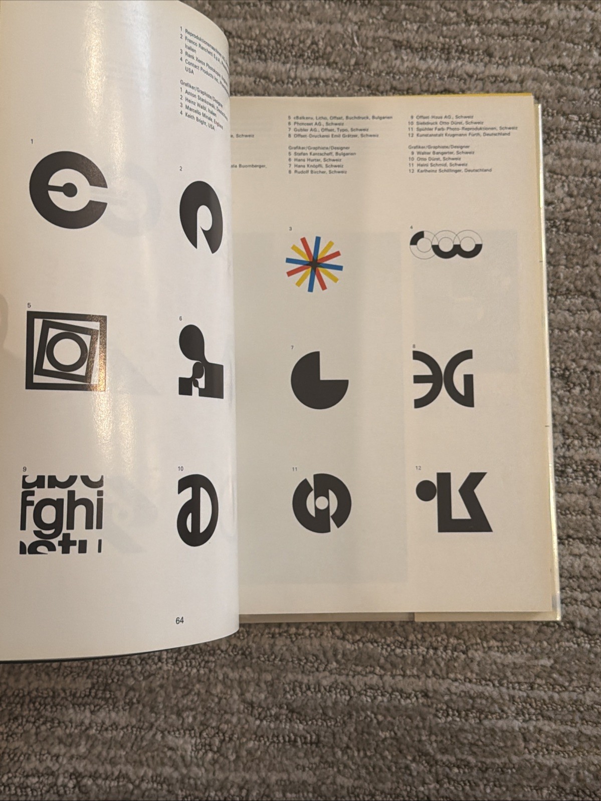 Signet Signal Symbol Walter Diethelm HC International Signs and Designs 1972