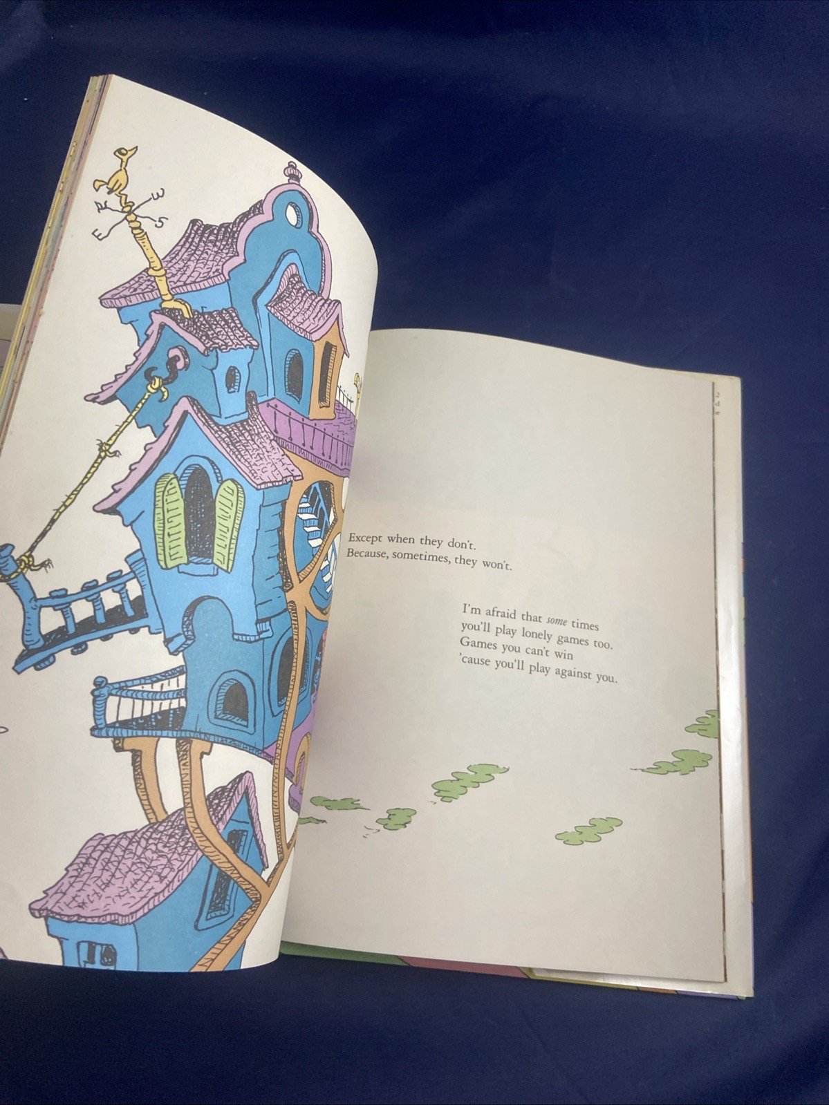 OH, THE PLACES YOU’LL GO! Dr. Seuss Suess 1990 HC/DJ 1st Edition 1st Printing!