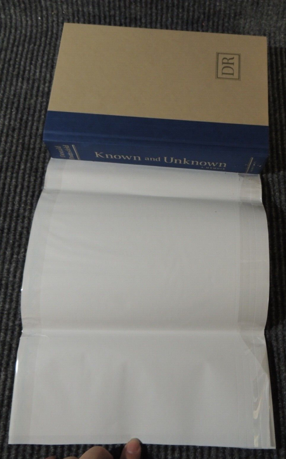 Known and Unknown A Memoir by Donald Rumsfeld 1st edition 1st printing SIGNED