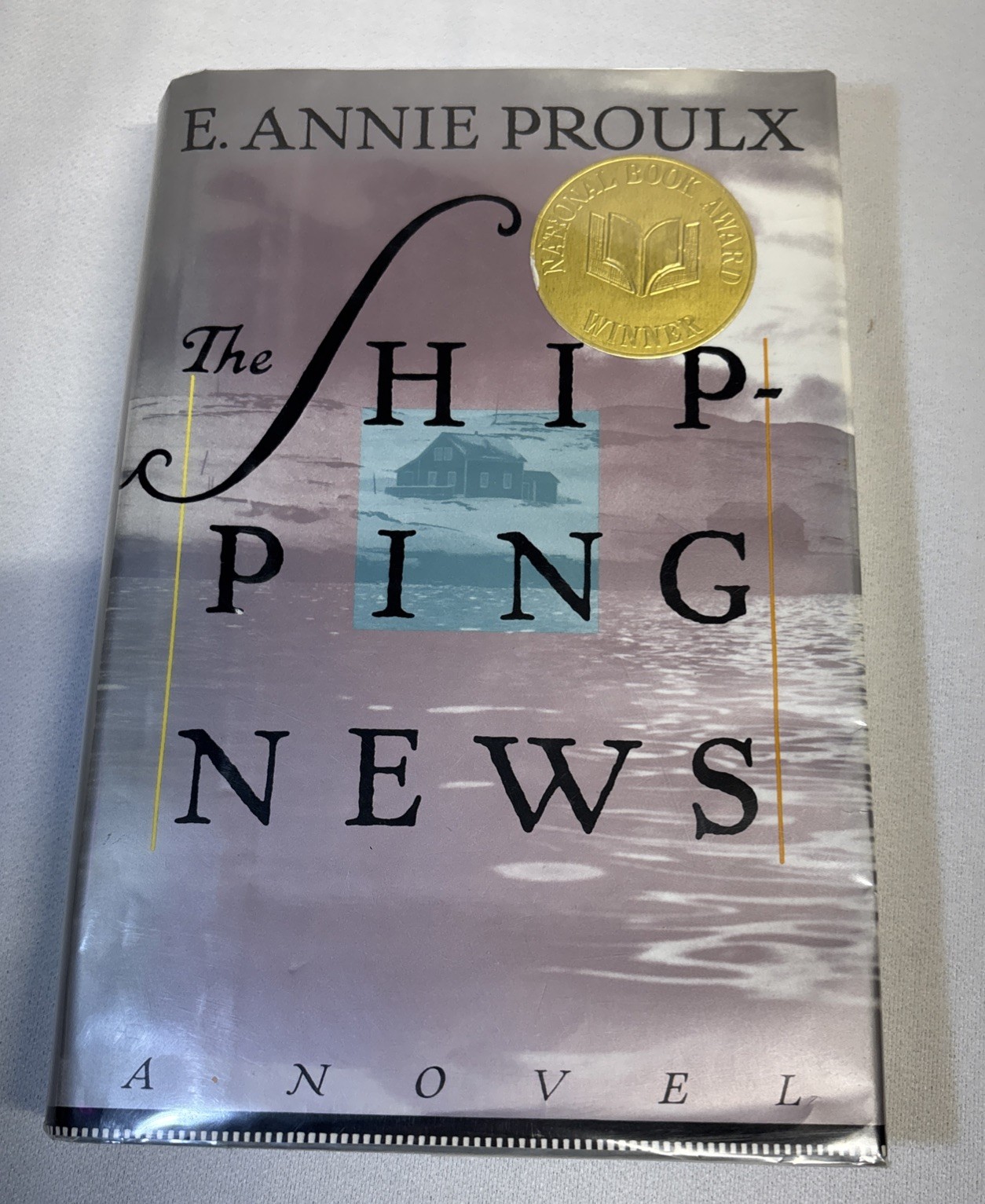 VTG The Shipping News Annie Proulx 1993 Hardcover DJ Not Mint Book Bent