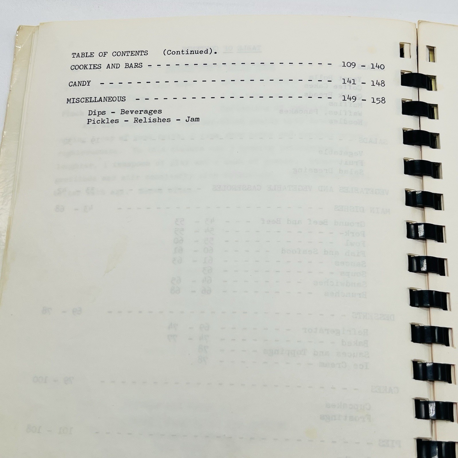 American Legion Auxiliary Cookbook Favorite Recipes 1978 Spiral Bound 158 Pages