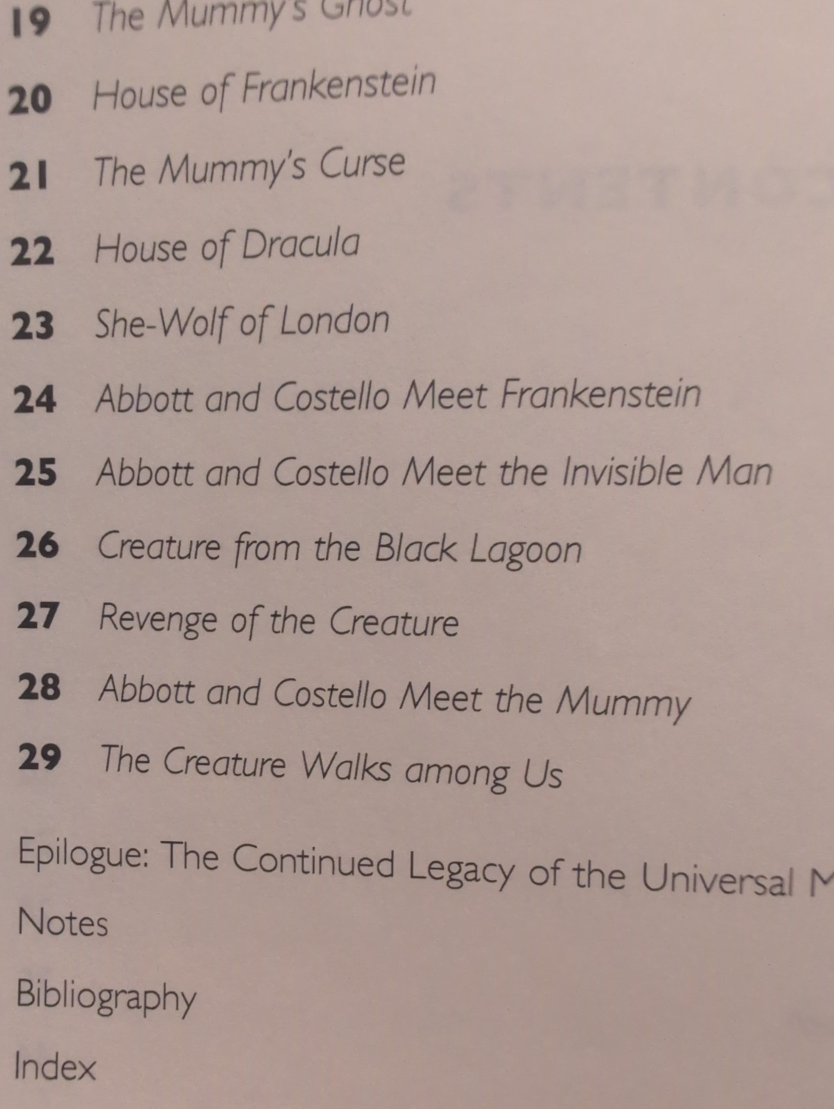 Monster movies By Universal Studios