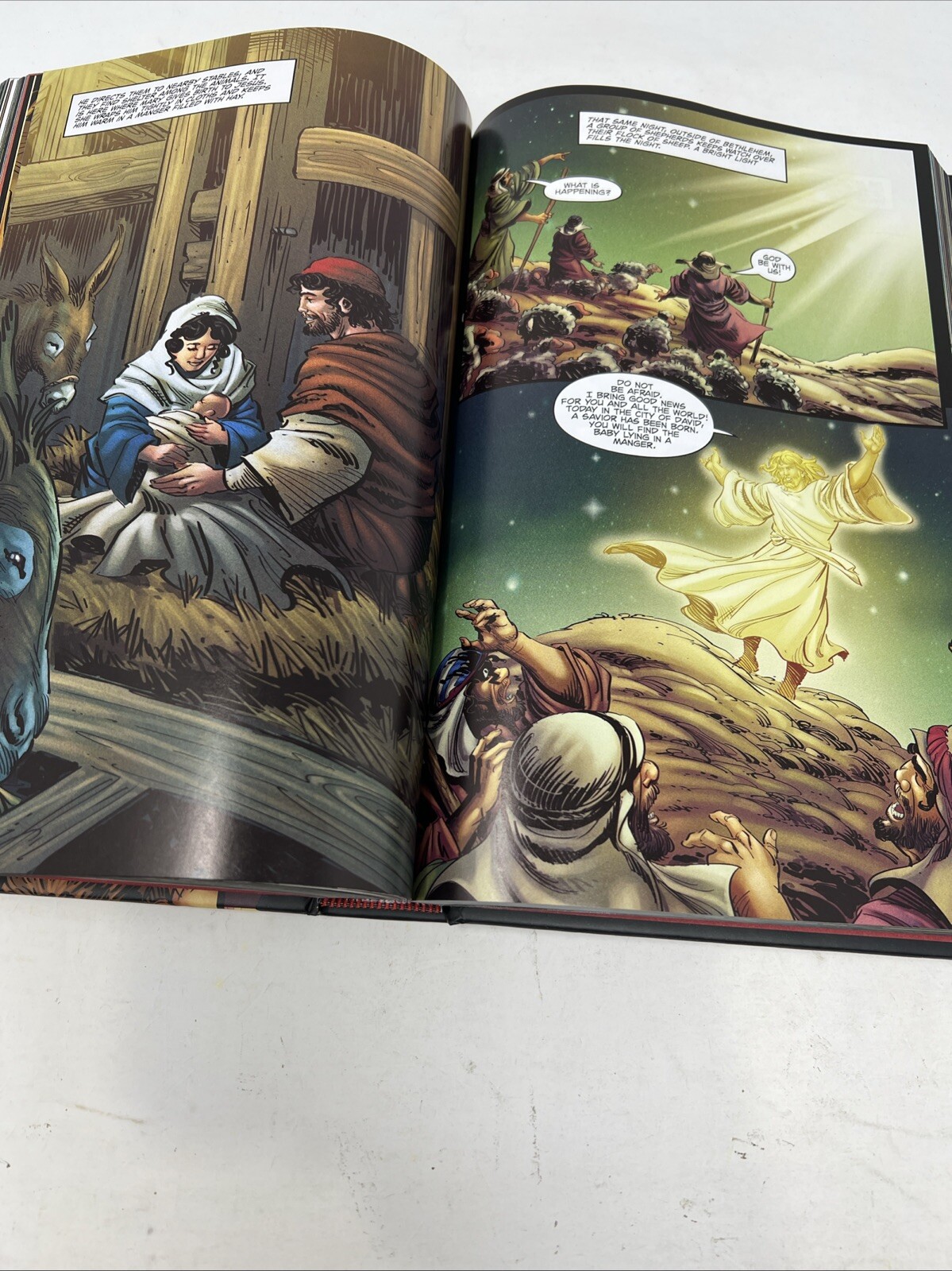 The Action Bible: God’s Redemptive Story Illus: Sergio Cariello New Hardcover