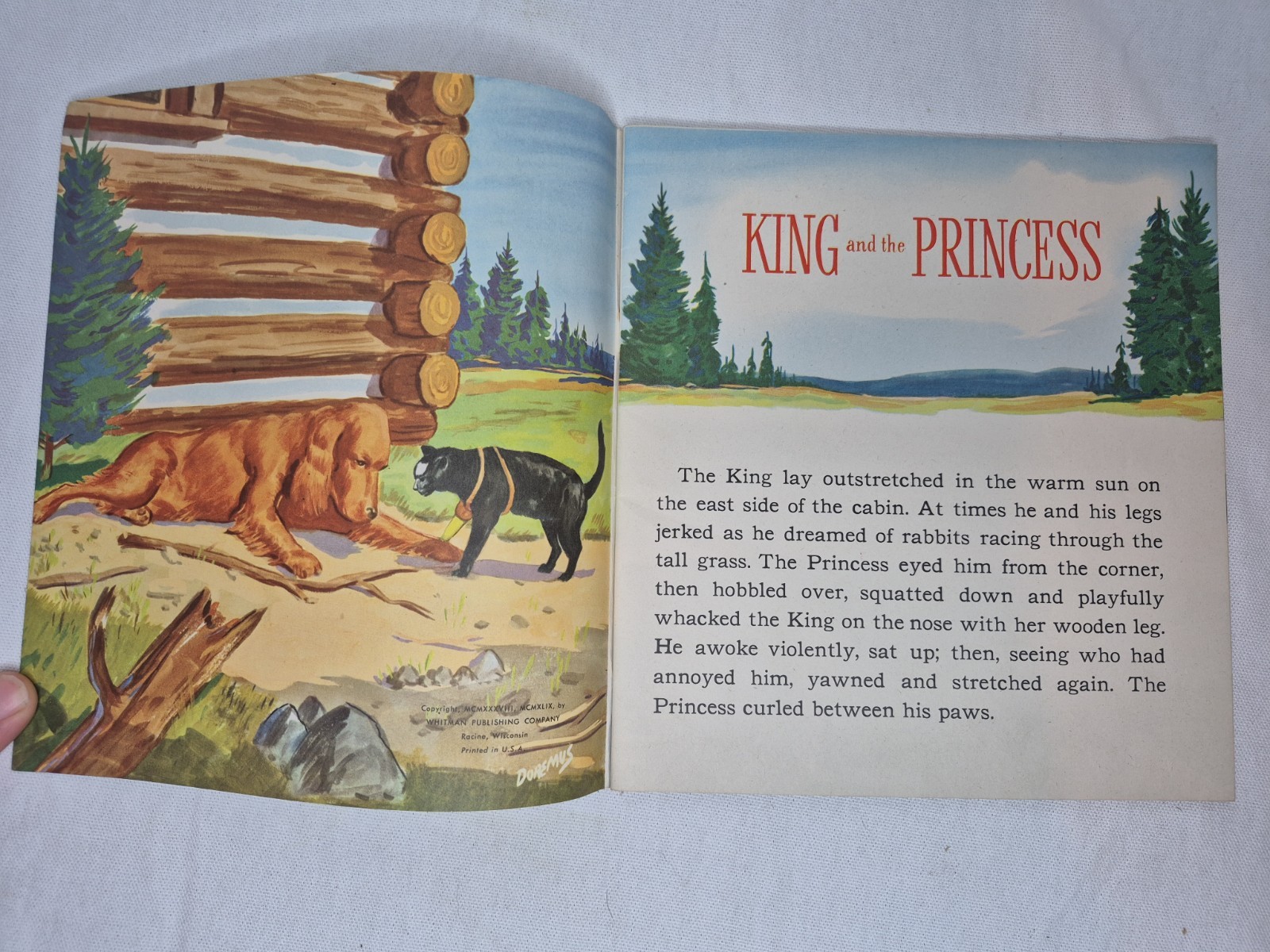 King and the Princess Jack O’Brien 1949 Illustr. Robert Doremus Paperback