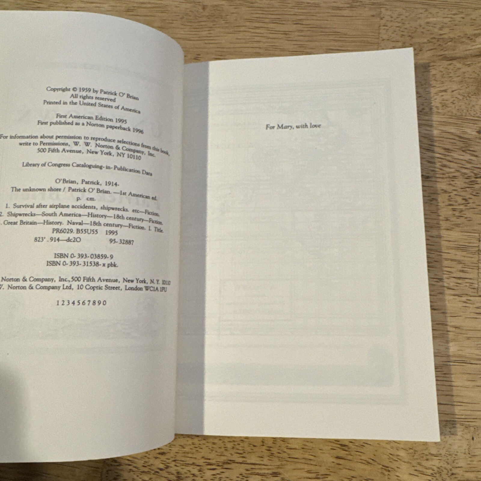 Unknown Shore by Patrick Obrian 1995 Trade Paperback