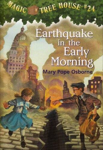 Magic Tree House #24: Earthquake in the Early Morning – Paperback – GOOD