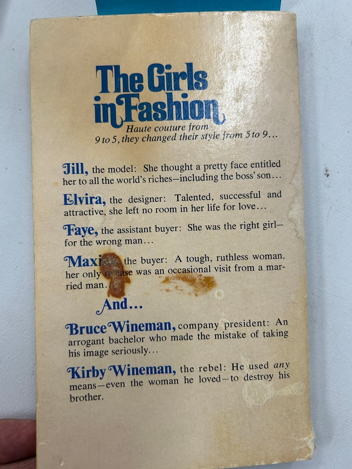 The Girls in Fashion Natalie West 1974 First Ace Printing Fiction Ace Books