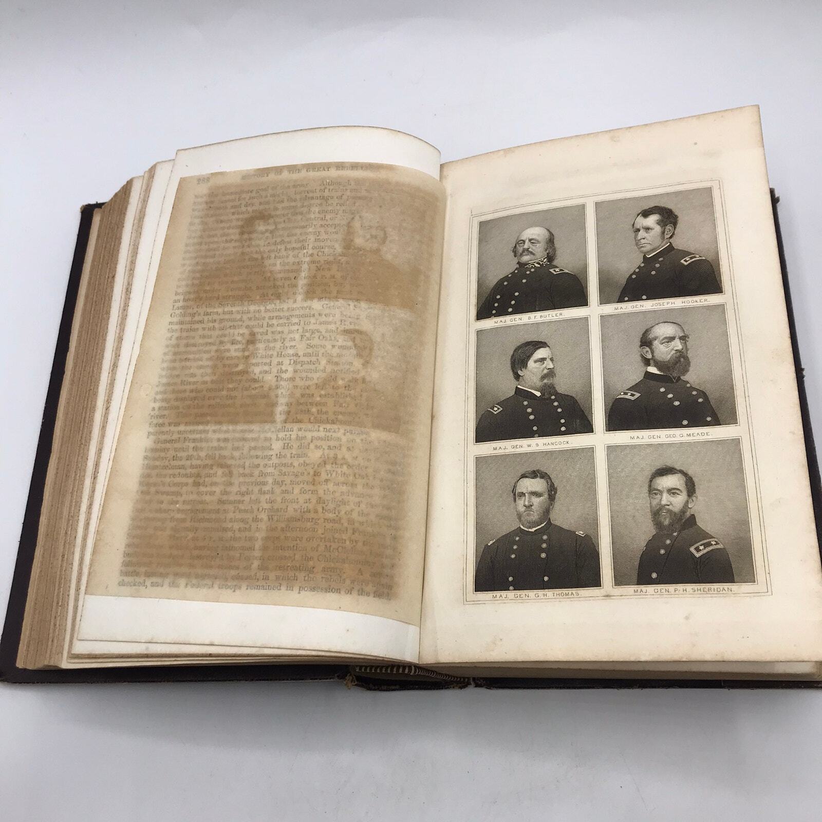 History of the Great Rebellion Complete in 1 Volume T. Kettell Illustrated 1865