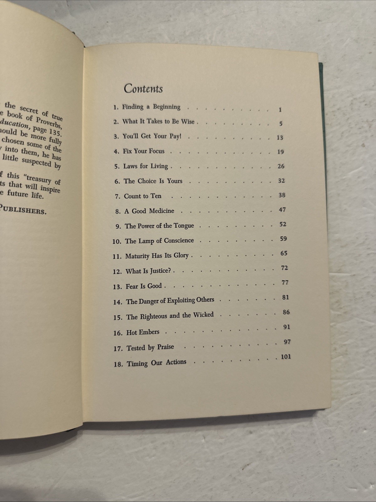 The Wise Have It Arthur L. Bietz PhD 1962 Hardcover Pacific Press