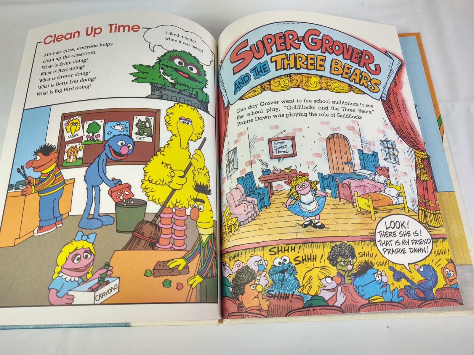 Vtg 89 On My Way With Sesame Street Volume 3 Getting Ready For School Book CTW