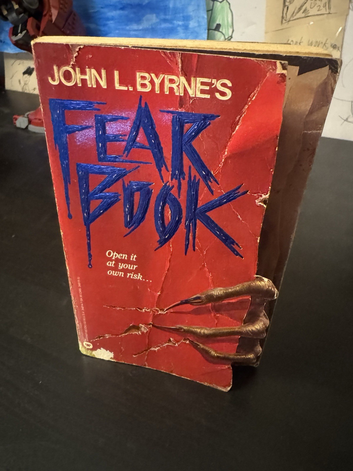 Fear Book by John L. Byrne. First Warner Books Printing (1988, Mass Market)