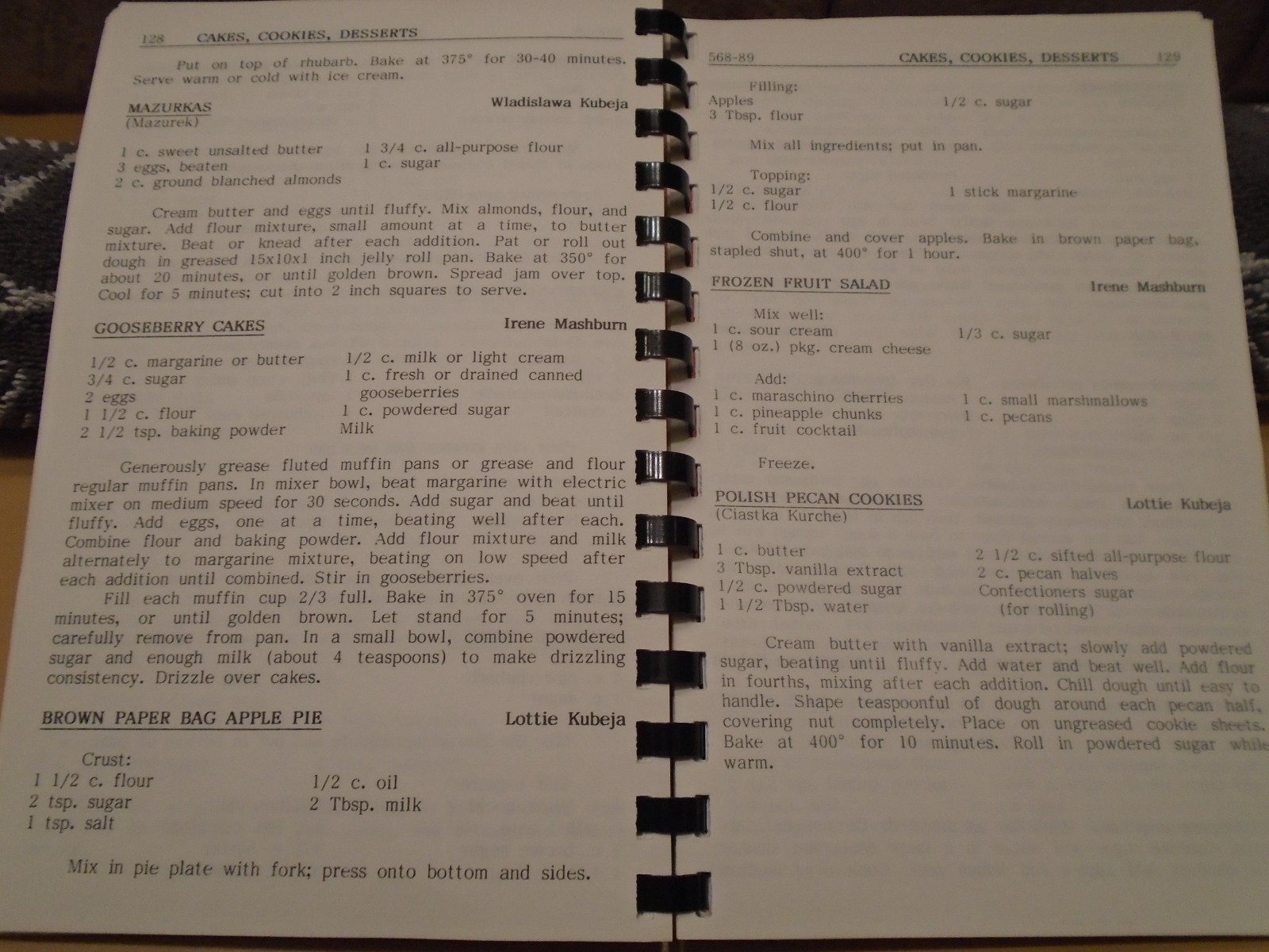 Vtg Polish American Club COOKBOOK 1989 Albuquerque, New Mexico ETHNIC Heritage