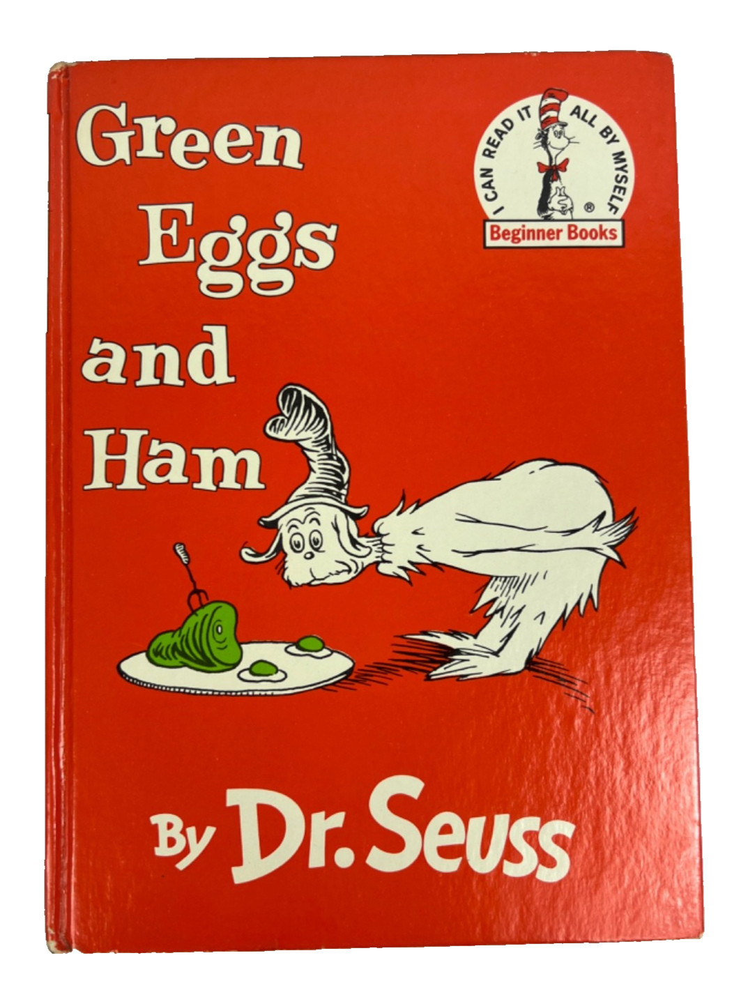 GREEN EGGS AND HAM Dr. Seuss Hardcover Book/Jacket 1960 First Edition 62 Pages