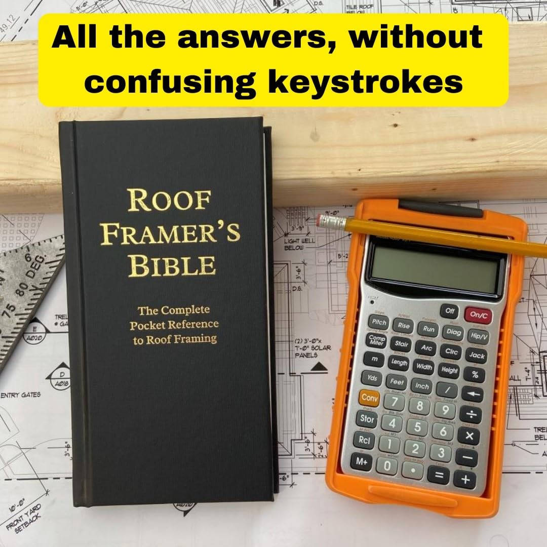 Roof Framers Bible Pocket Guide to Roof Framing Construction, 2nd Ed