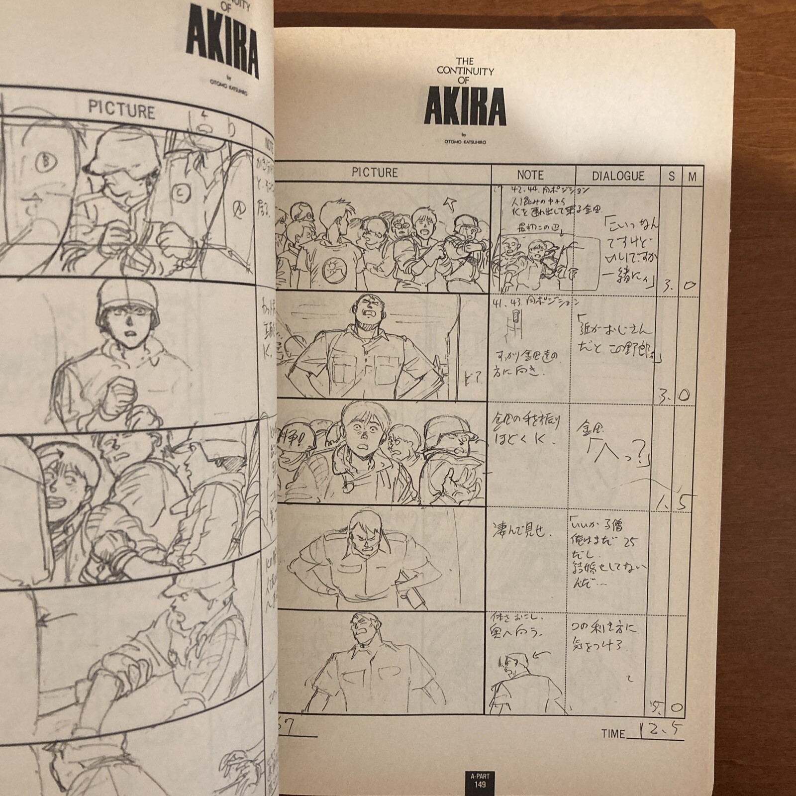 AKIRA Storyboard Collection 1 THE CONTINUITY OF AKIRA Katsuhiro Otomo Art Book