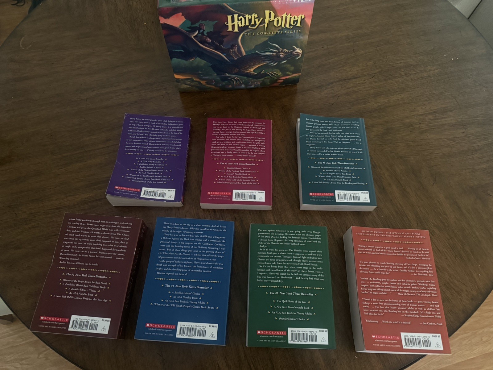 Harry Potter Books 1-7 Box Set Paperback Kids Series – Good