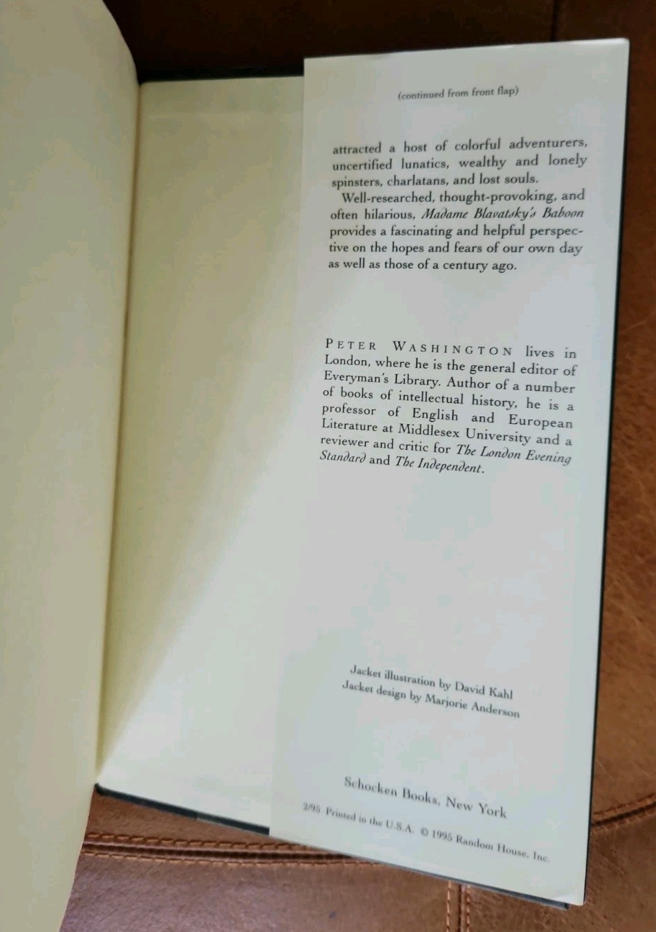 Madame Blavatsky’s Baboon : A History of the Mystic and Mediums Who Brought…