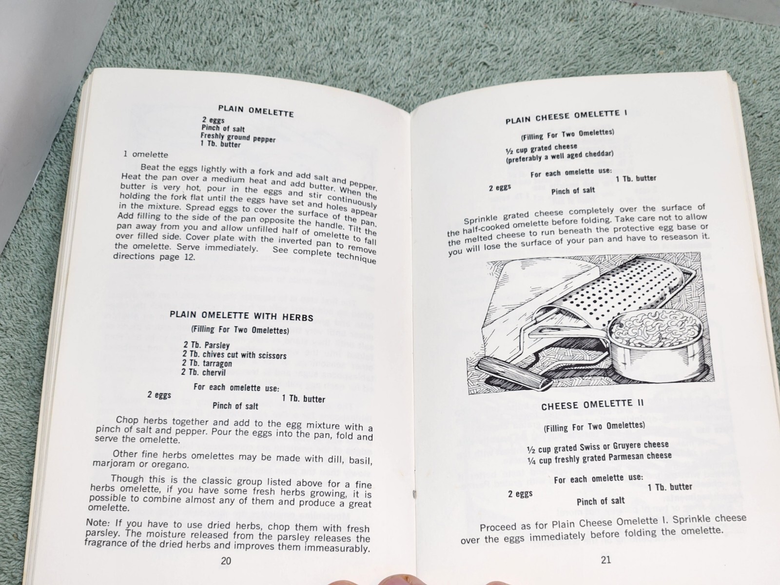 Omelette Originals Cookbook Irena Chalmers Bob Penny 1977 Potpourri Press