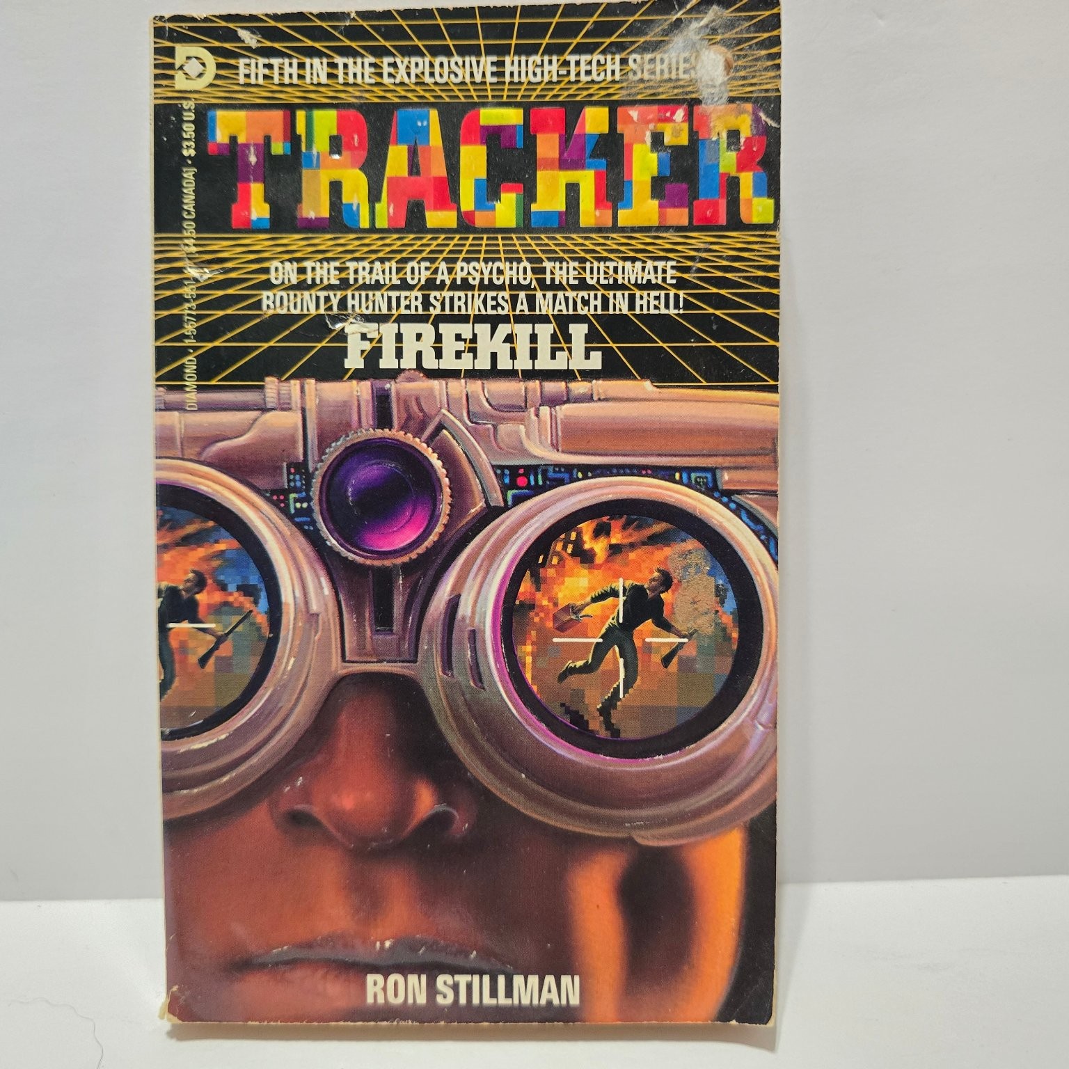 Firekill Ron Stillman 1991 First Printing Diamond Book Sci-Fi Action Thriller