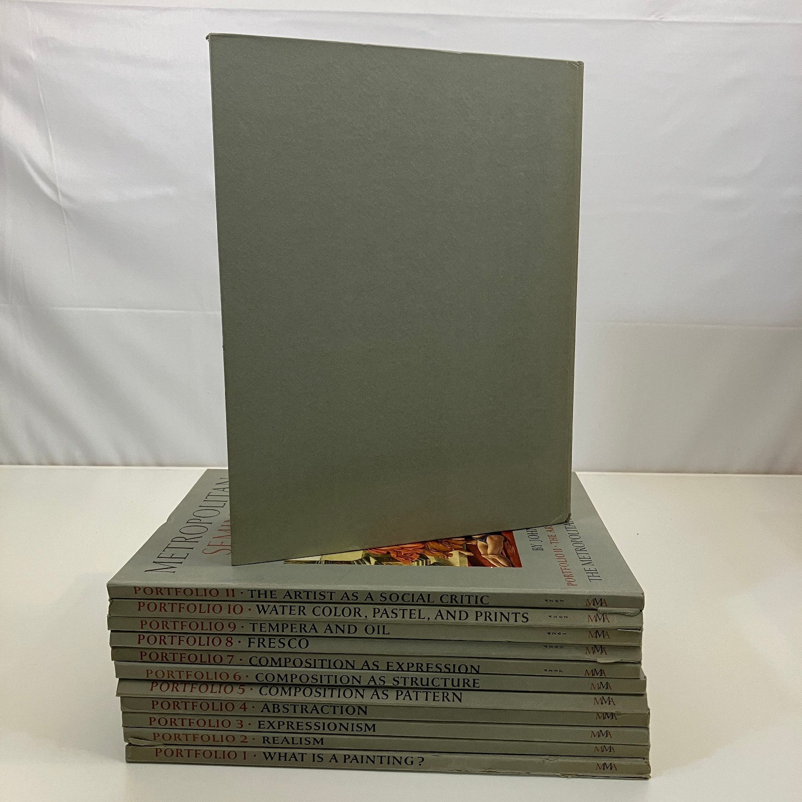 12 Vintage Metropolitan Seminars in Art Hardcover Portfolio Set MMA John Canaday