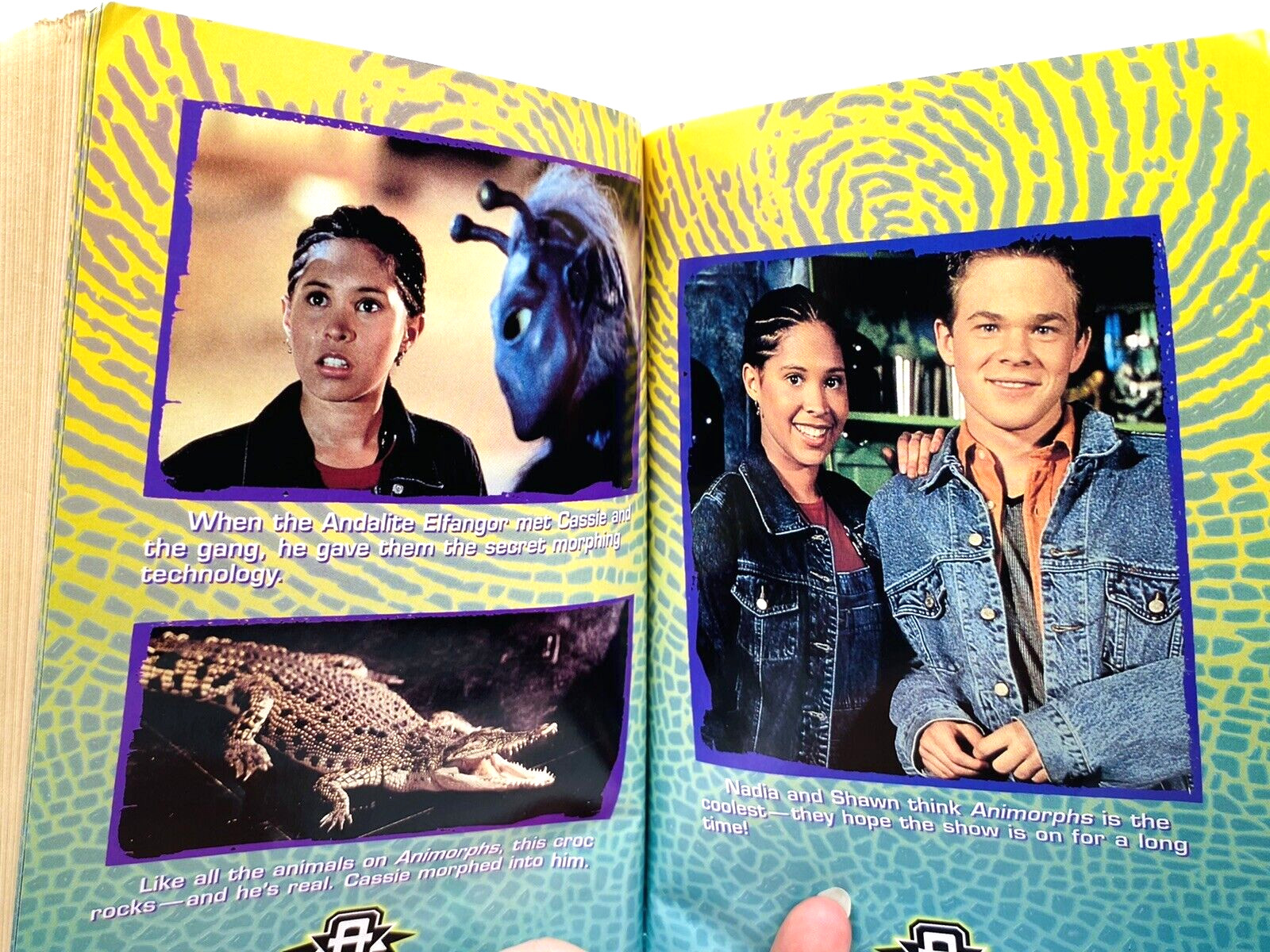 Meet The Stars Of Animorphs PB Paperback Book 1999 First Scholastic Printing