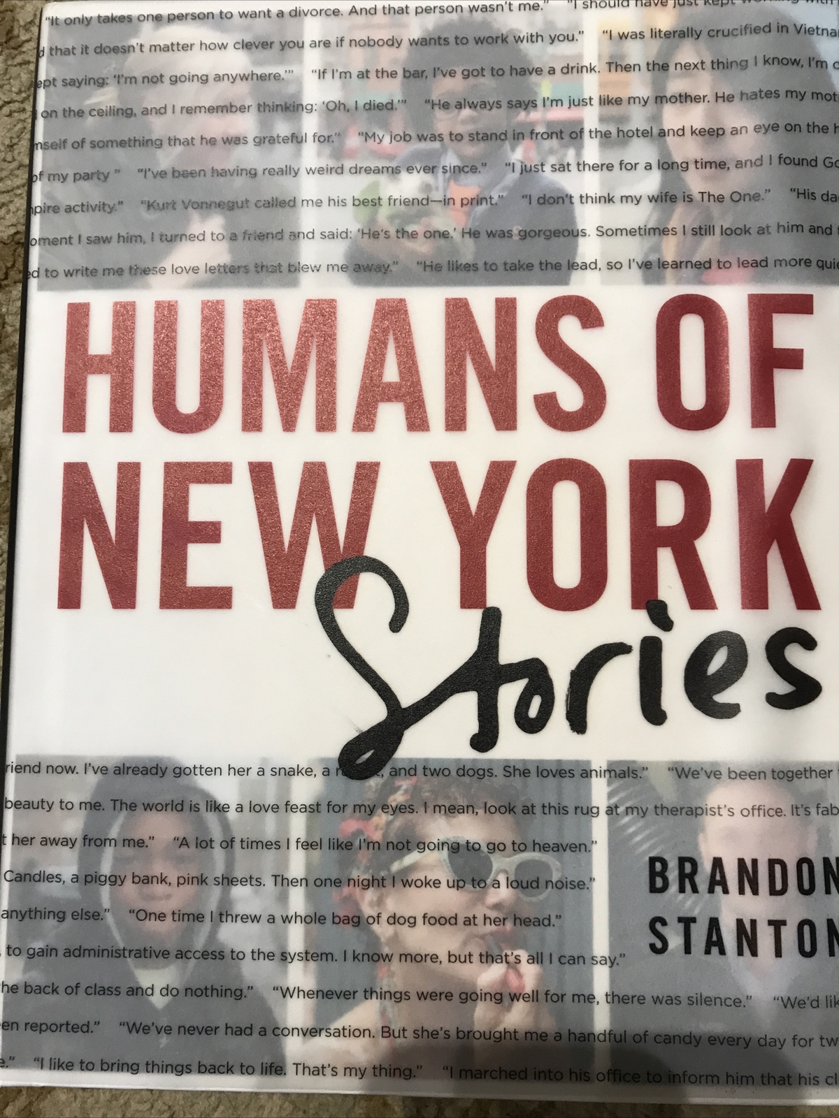 Humans of New York: Stories by Brandon Stanton (2015, Hardcover)