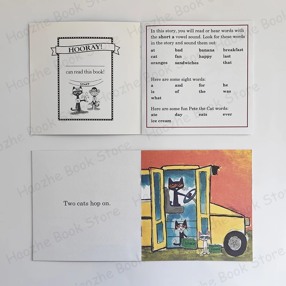 Pete the Cat I Can Read Phonics Kids Decodable Books Lot 12-USA