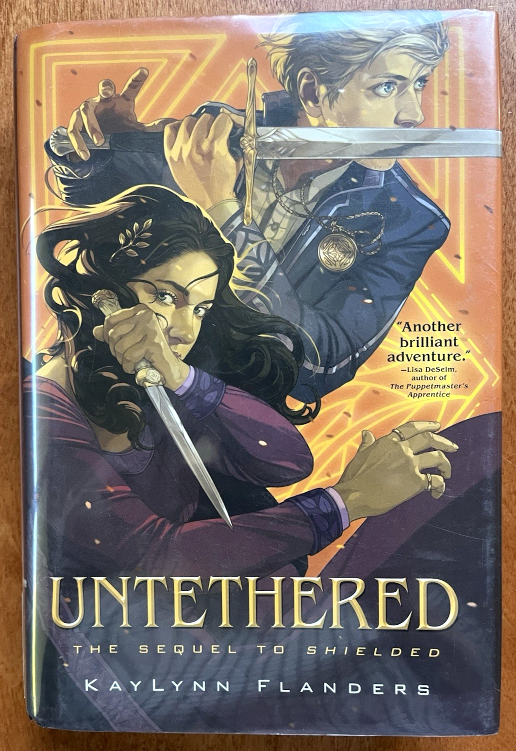 Untethered: The Sequel to Shielded by KayLynn Flanders (2021 1st Ed, HCDJ) VG