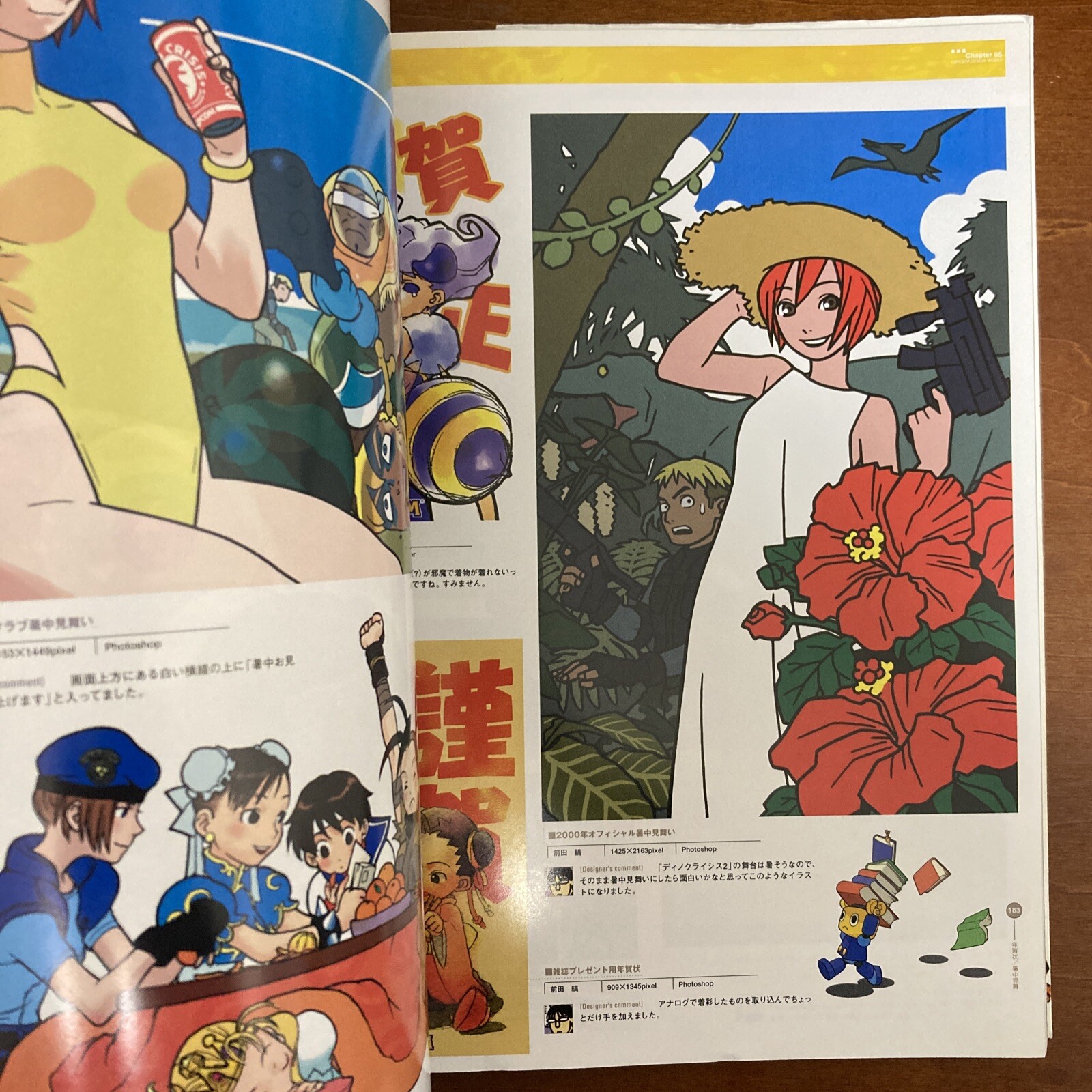 CAPCOM design WORKS Art Book Illustration