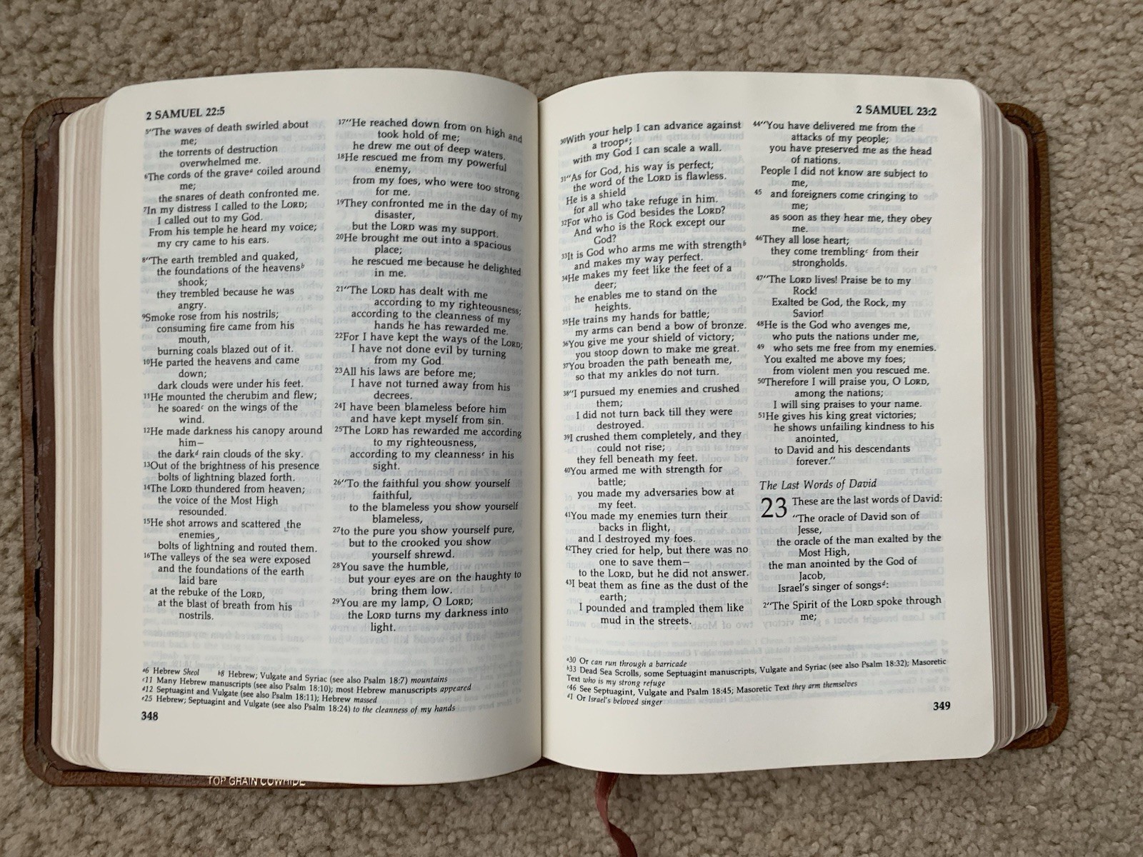 Holy Bible – New International Version Top Grain Cowhide 1978 NIV Cowhide